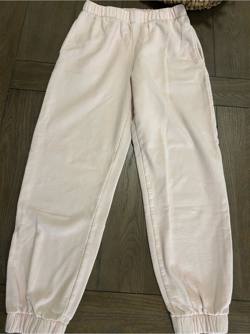 Brandy Melville Pale Pink Kids Jogger Sweatpants